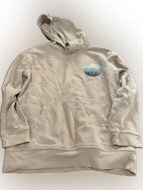 Tommy Bahama Beige Hoodie with Mountain Graphic